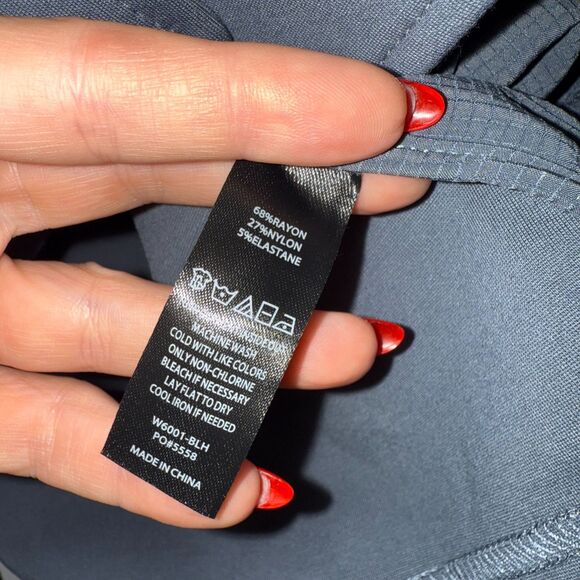 Betabrand Double Breasted Blazer - Dusty Blue XL - Picture 6 of 6